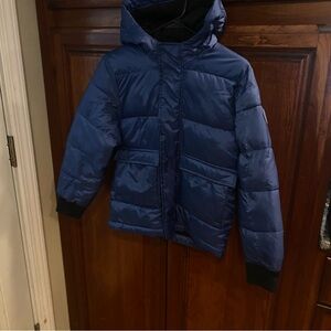 Abercrombie & Fitch Kids Navy Puffer Jacket
